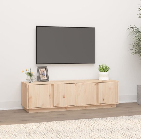 The Living Store TV Kast Grenenhout - 140 x 40 x 40 cm - Trendy design