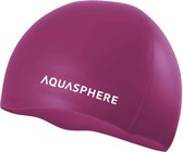 Aquasphere Silicone Cap - Badmuts - Volwassenen - Roze/Wit