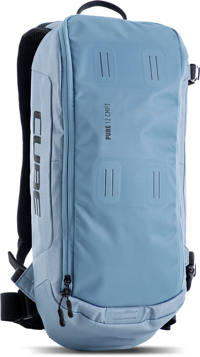 CUBE Rugzak Pure 12 CMPT - Rugtas - MOLLE systeem - Reflecterend - Met zijvakken - Polyester - 12 Liter - Lichtblauw