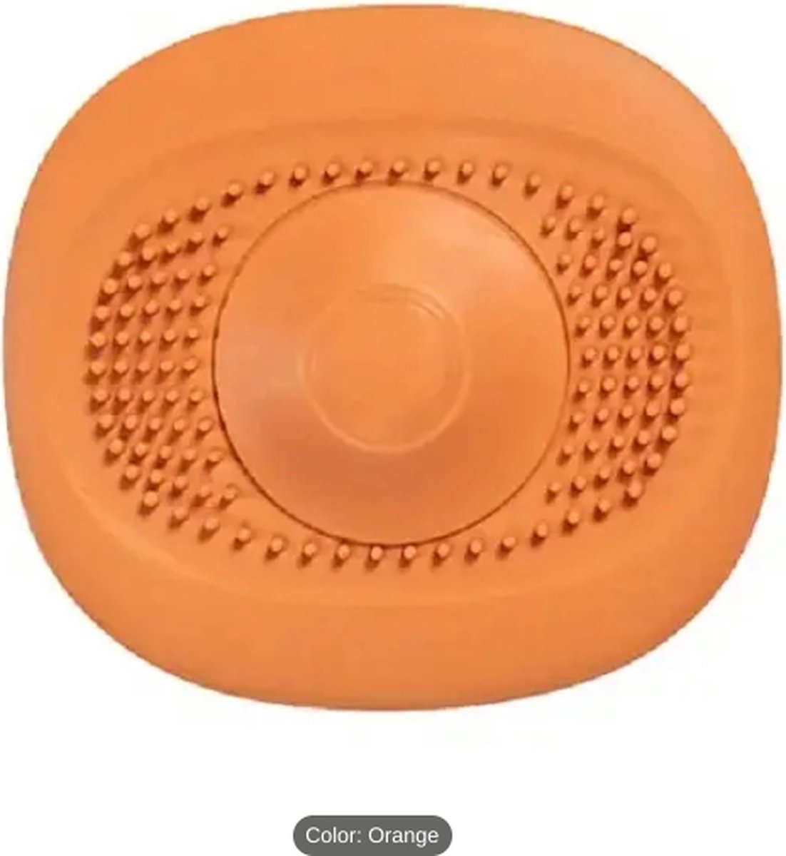 Goedkoopste Luxe Doucheputje Afvoer Plug Zeef Stopper Stop - ORANJE - Universele Haarfilter Haarvanger Gootsteenstop Afvoerstop Afvoerputje Stopper Putje Rooster Voor Wastafel Gootsteen Spoelbak Bad Douchebak Keuken Wasbak Badkuip Aanrecht - Siliconen - Oranje