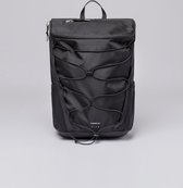 Sandqvist Creek Hike Black Rugzak 17L Duurzaam 16 Inch Laptop