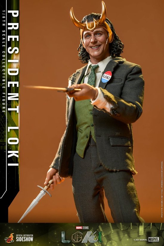 Foto: Hot toys president loki 1 6 scale figure hot toys loki figuur