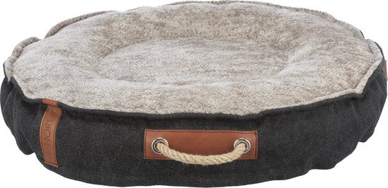 Trixie Be Nordic - Hondenmand - Fohr Rond - Soft - Zwart/Zand 50 cm