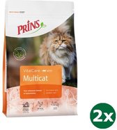 Prins cat vital care multicat kattenvoer 2x 4 kg