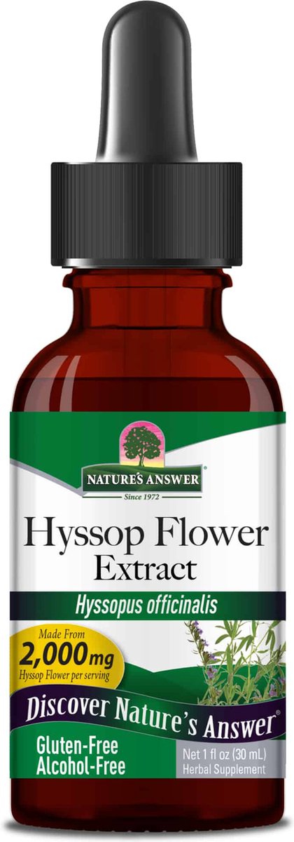 Goedkoopste Natures Answer Hyssop extract 30 ml