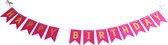 happy birthday slinger - happy birthday vlaggenlijn - verjaardag decoratie - Roze goud - oDaani