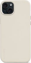 DECODED Leren Back Cover - iPhone 15 Plus - Hoogwaardig Europees Leer - Geschikt voor MagSafe - Clay Beige