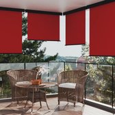 The Living Store Verticale Luifel - Rood - 140x250 cm - Uv- en waterbestendig