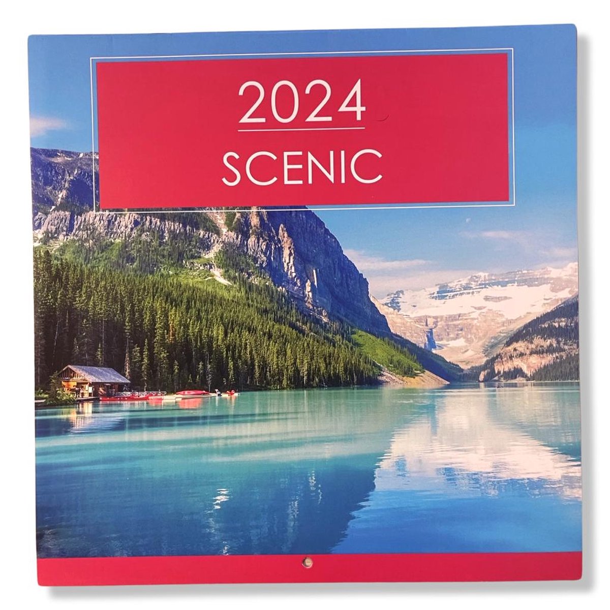 2024 Natuur Maandkalender - 28x28,5cm - Natuurkalender - omslagkalender
