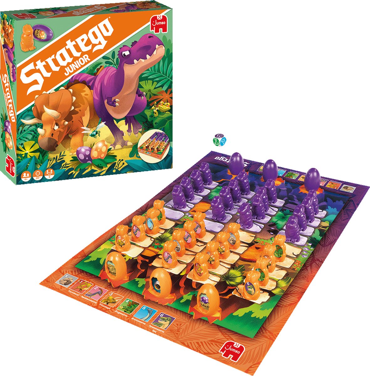 Jumbo - Stratego Junior - Dinos - Bordspel vanaf 4 jaar — afbeelding 6