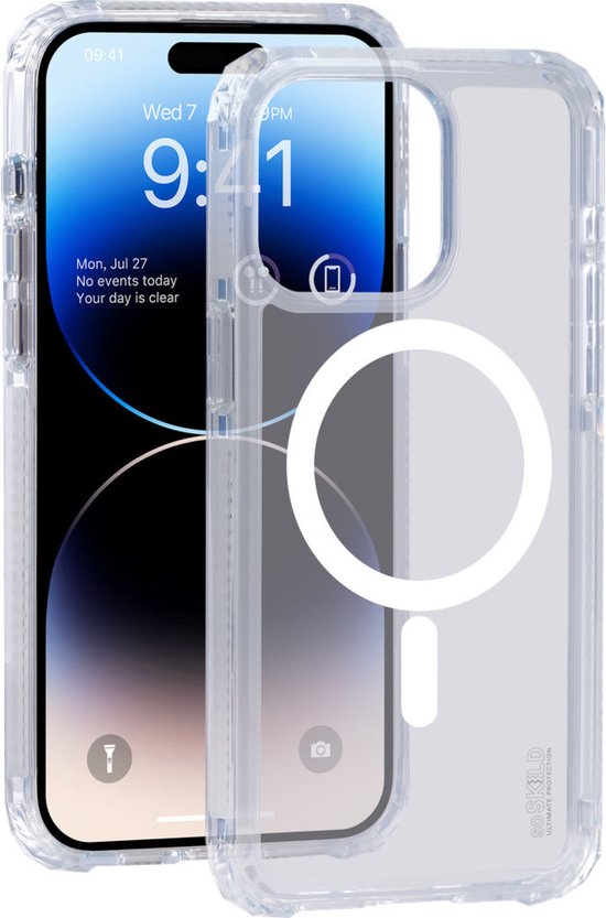 SoSkild iPhone 15 Pro Hoesje MagSafe - Defend Heavy Impact Case