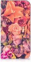 Coque de téléphone Cadeau pour Mère Convient pour iPhone 15 Flipcase Bouquet de Fleurs