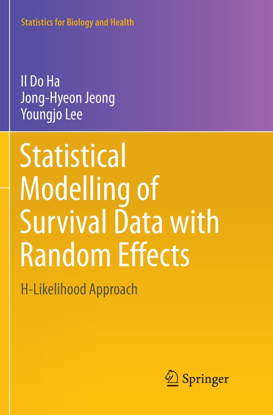 Statistics for Biology and Health- Statistical Modelling of  ... - cover