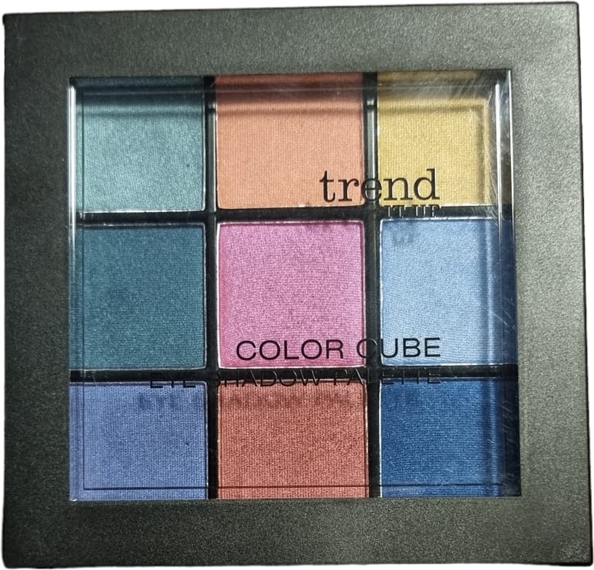Trend It Up Colour Cube Eyeshadow Palette – 9 Gekleurde & Glanzende Oogschaduwtinten