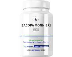 Bacopa Monnieri 50% met HydroPerine™ - 120 V-Capsules (600mg)