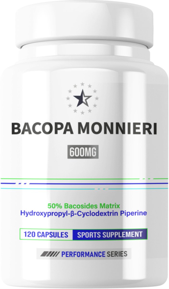 Goedkoopste Bacopa Monnieri 50 met HydroPerine™ - 120 V-Capsules (600mg
