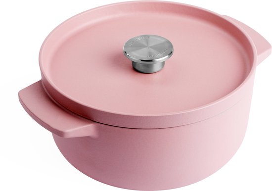 KitchenAid braadpan emaille 22cm - dried rose - limited edition