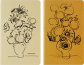 Carnet Moleskine en édition Limited - Van Gogh - Grand (13x21 cm) Cahier Journals Ligné (lot de 2)