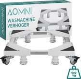 Aomni Wasmachine Verhoger voor Droger & Koelkast - Meubelroller met 500 KG Draagkracht - Trolley - 4 Wielen