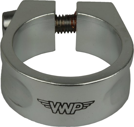 Foto: Vwp zadelpenklem 34 9 mm aluminium zilver