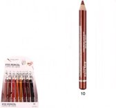Bol.com Easy Paris Cosmetics - Jumbo Oogschaduw en Oogpotlood met puntenslijper - Warm Bruin - Nummer 10 - 1 stuks aanbieding