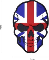 101 Inc Embleem 3D Pvc Skull U.K. 16040