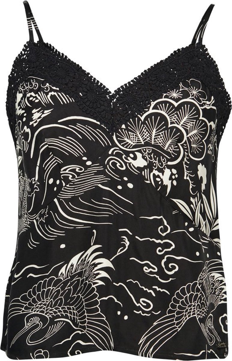 Superdry Camitopje Dames Tops Zwart