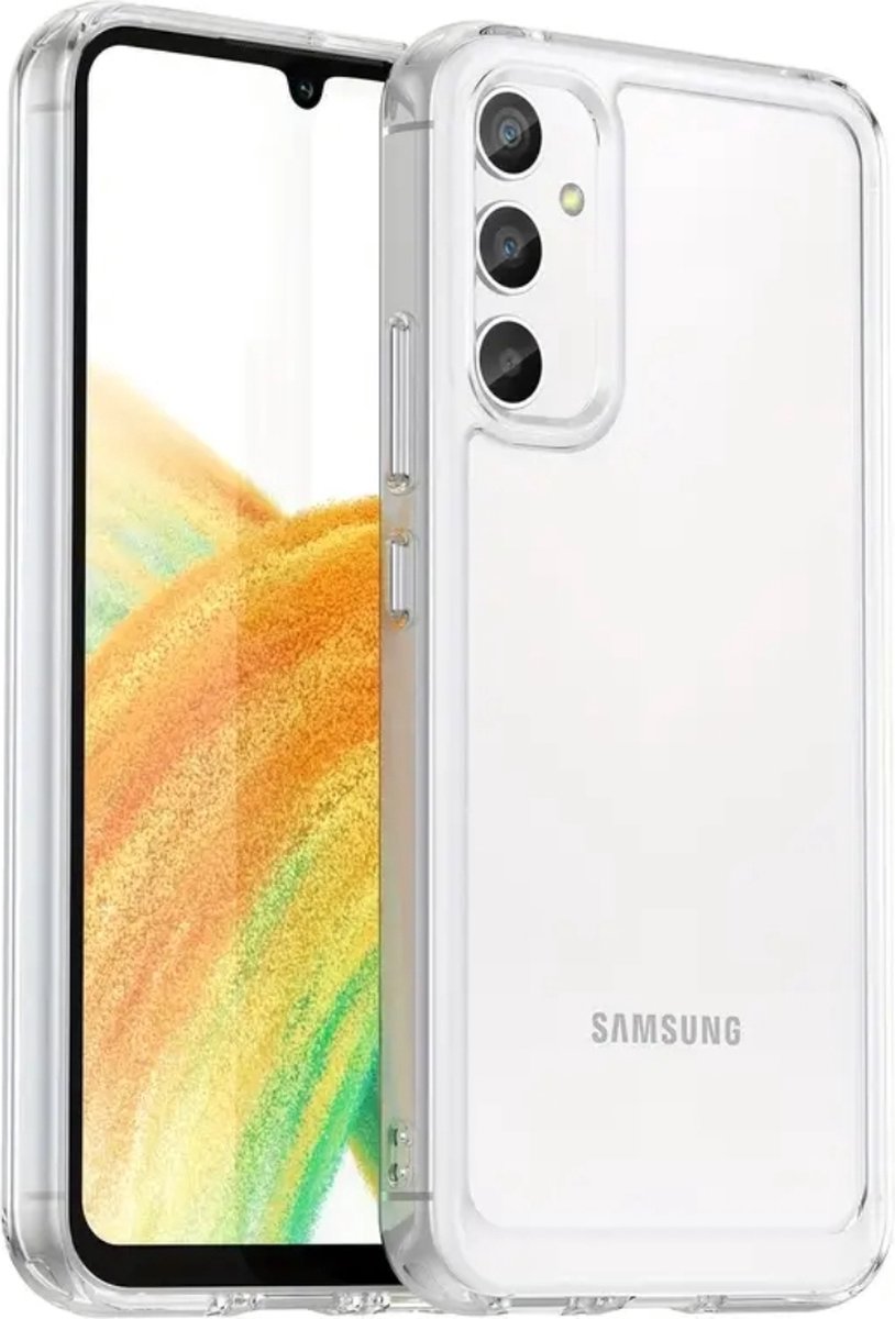 Samsung S22 Plus telefoonhoesje back cover transparant - Samsung hoesje - doorzichtig
