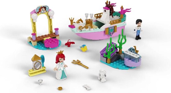Lego® disney princesstm - la célébration au château de cendrillon, jouet  fille et garçon 4 ans et plus, 168 pièces - 43178 - Lego - Achat & prix