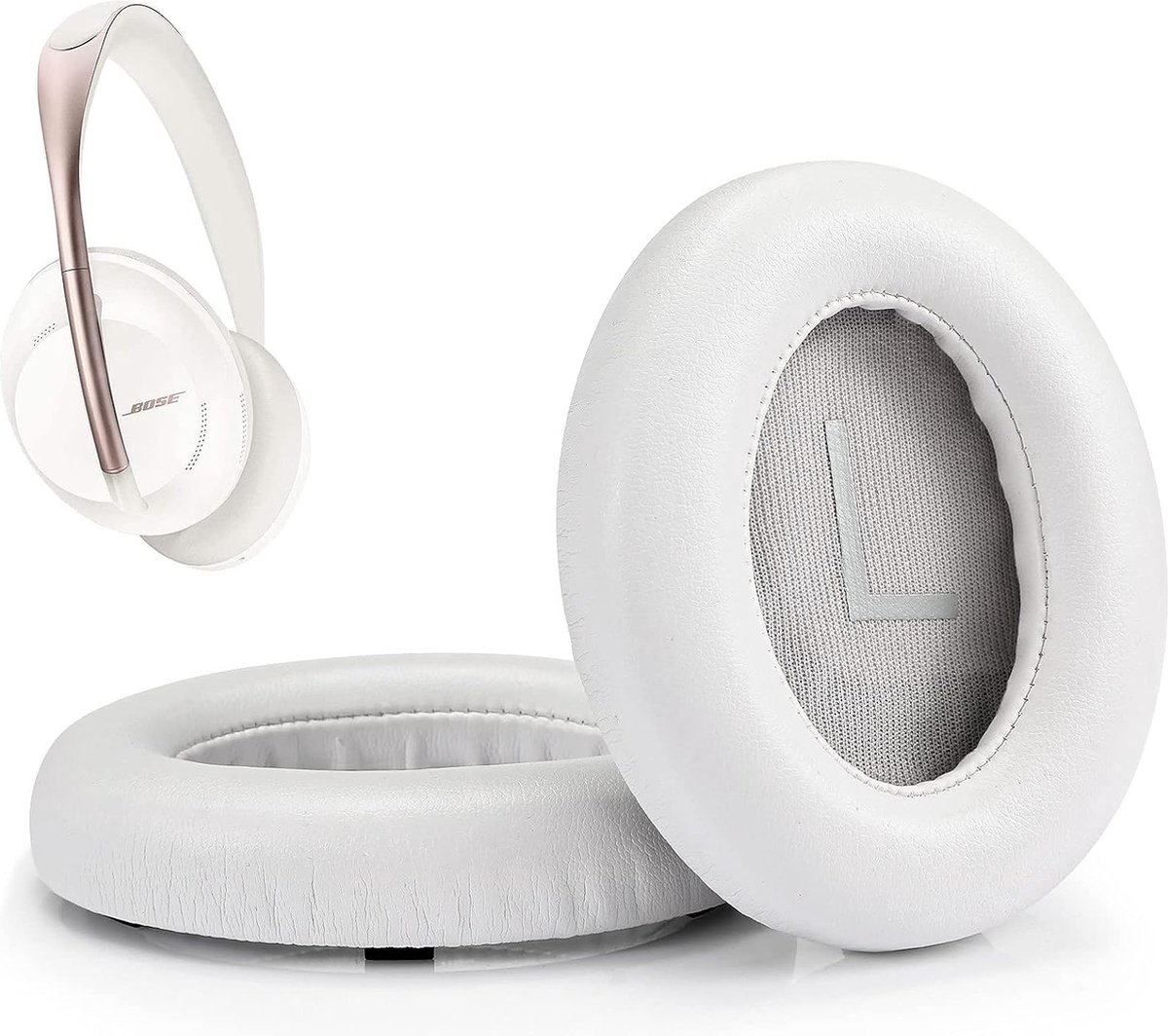 Phreeze Vervangende Earpads - Geschikt voor Bose 700 Noise Cancelling Headphones Oorkussens - Replacement Oor Kussens - Wit