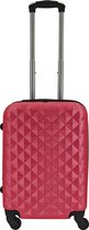 SB Travelbags 'Expandable' Handbagage koffer 55cm 4 wielen trolley - Roze