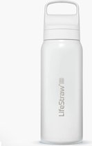 Lifestraw Go 2.0 - Bouteille d'eau en acier avec filtre - 700 ml - White