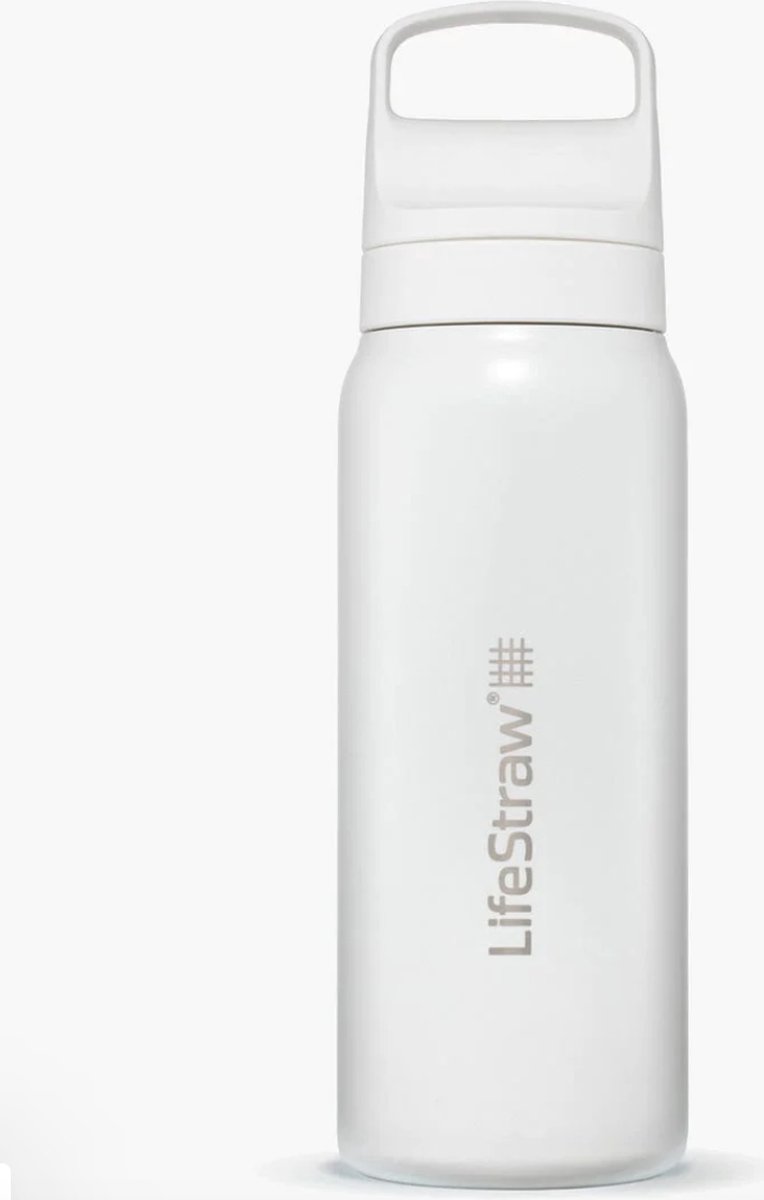 Lifestraw Go 2.0 - Stalen Waterfles met filter - 700ml - White