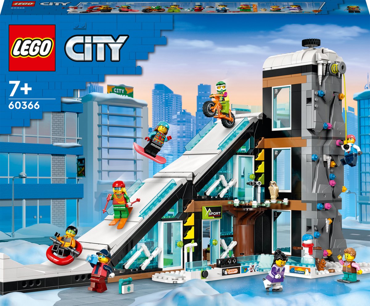 LEGO City Ski- en Klimcentrum Wintersport Speelgoed - 60366