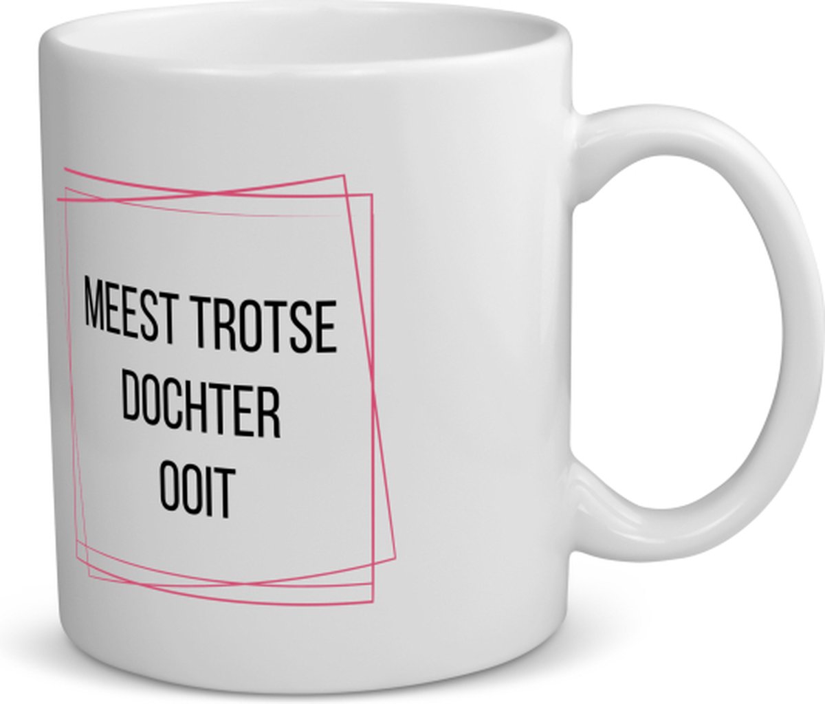 Akyol - meest trotse dochter ooit koffiemok - theemok - Dochter - trotse dochter - verjaardagscadeau - verjaardag - cadeau - cadeautje voor dochter - dochter artikelen - kado - geschenk - gift - 350 ML inhoud