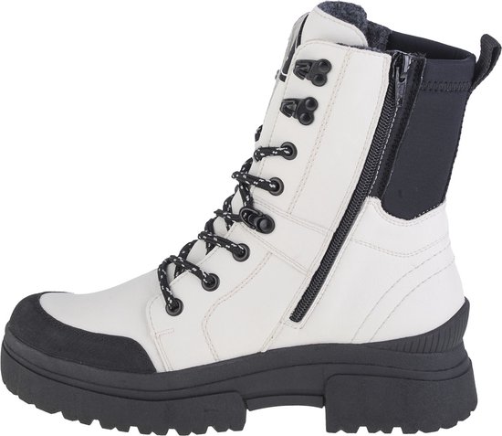Rieker DAMES Enkellaarzen Z2880, Vrouwen Chelsea Laarzen,laarzen,halve laarzen,bootie,sliplaars,plat,Zwart (schwarz / 00),38 EU / 5 UK