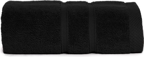 The One Towelling Ultra Deluxe handdoek - Hoge vochtopname & Extreem zacht - 100% Gekamd katoen - 50 x 100 cm - Zwart
