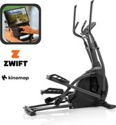 Hammer Fitness SpeedMotion II Crosstrainer - Fitness - met Zwift en Kinomap - 24 trainingsprogramma's - Zwart