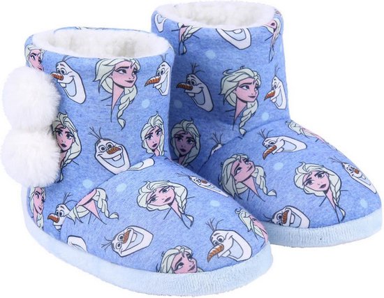 Slippers Voor in Huis Frozen Blauw