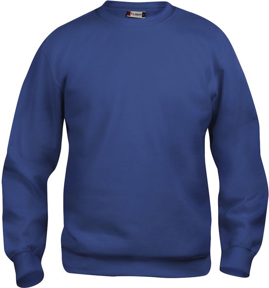 Clique Basic Roundneck Sweater Blauw maat 3XL