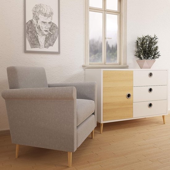 Pieds De Meuble En Bois - Clif Round Noir Mat Hauteur 25 Cm Hmf2 Rond Conique Conception Incline