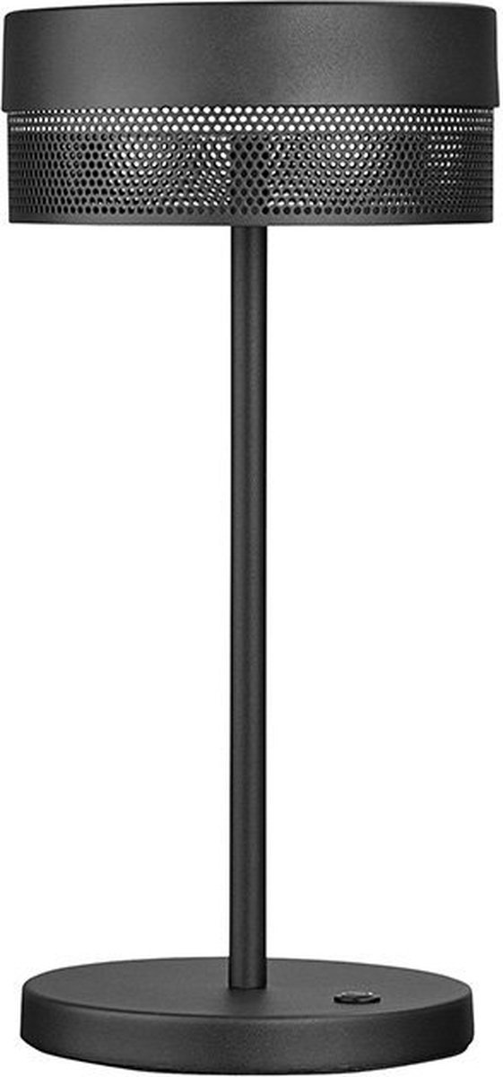 Kalmar Tafellamp LED zwart oplaadbaar met USB-kabel - Modern - Hell Leuchten