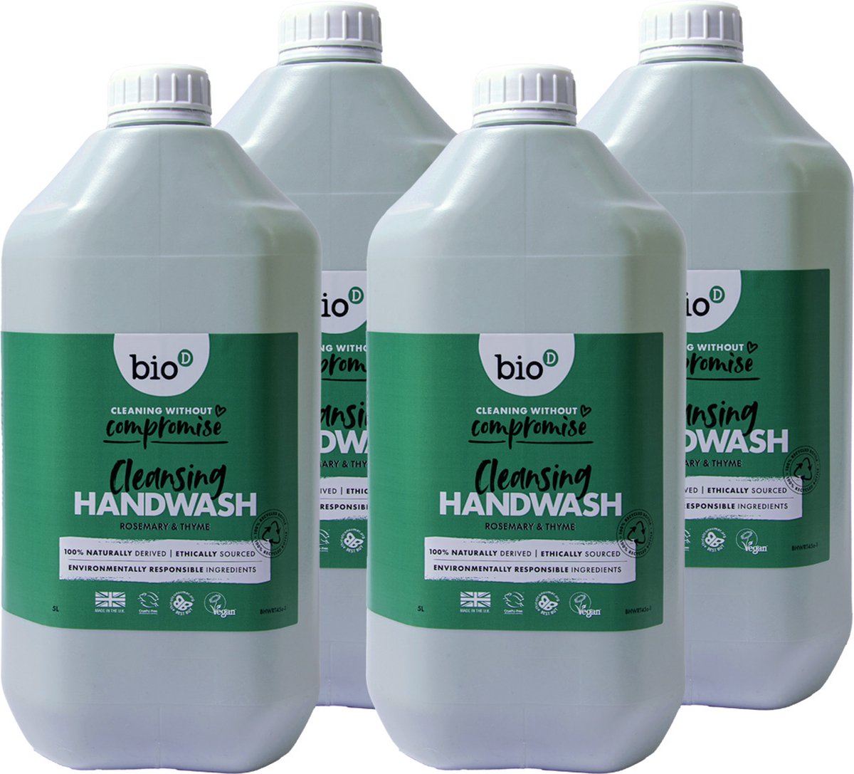 Goedkoopste Bio-D Handzeep Rozemarijn & Tijm 4x 5L