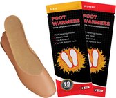 Chauffe-pieds QualiPro Homme - Pack économique 10 paires - Pointure 42-46 - 12 heures au chaud - 45-50 degrés - Semelle entière du pied - Utilisation unique - Sûr - Activation de l'air