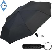 Fare Mini Paraplu - Ø97 cm - AOC - Automatisch openen en sluiten - Windproof - Polyester/Kunststof/Staal - Zwart