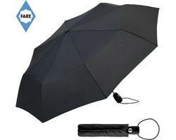 Parapluie Fare Mini - Ø97 cm - AOC - Ouverture et fermeture automatique - Coupe-vent - Polyester/Plastique/Acier - Noir