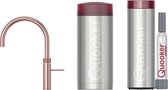 Quooker Fusion Round met COMBI+ boiler en CUBE reservoir 5-in-1-kraan rosé koper