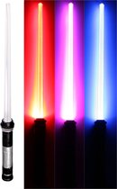 KIMU Épée Lumineuse 66 cm - Sabre Laser Sabre Laser Space Star - Lampe LED Colorée Stick Lights Colored Wars