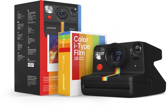 Foto: Polaroid now gen 2 black everything box instant camera incl 16 foto s