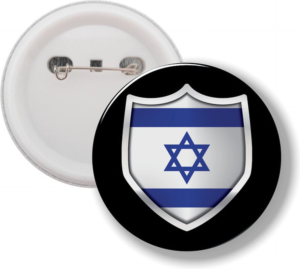 Button Met Speld - Schild Israel